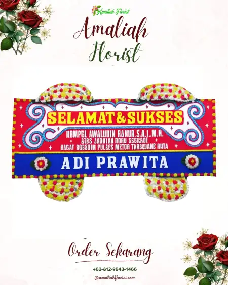 Papan Bunga Ucapan Selamat Cikeusal Lor